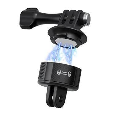 Imagem de SUREWO Suporte base de liberação rápida para Go Pro, adaptador de tripé magnético compatível com Go Pro Hero 13 12 11 10 9 8 7 6 5 preto, DJI Osmo Action 5 pro/4/3, Crosstour/Campark e mais