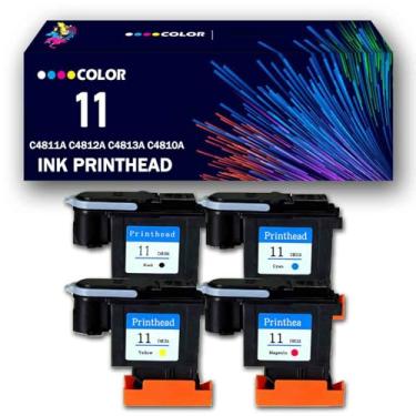 Imagem de YIZHIYZ Peças de substituição para impressora 11 Cabeça de impressão para C4810A C4811A C4812A C4813A Cabeça de impressão para HP 1000 1200D 1200DTN 2230 2250 1200DTWN 2200SE 2280TN 2300DTN 2600DN