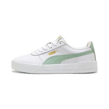 Imagem de Tênis Puma Carina L BDP White/White/Fresh Mint