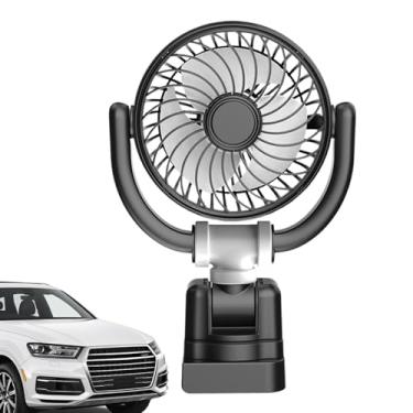 Imagem de Ventilador de ar de resfriamento automático, ventilador de carro - Ventilador de tela de controle central pessoal de carro ajustável - Acessórios automáticos de baixo ruído Cooler de circulação de ar