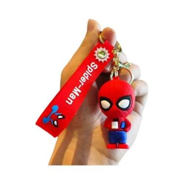 Imagem de Chaveiro Kawaii Homem-Aranha - Figura de Ação para Mochila ou Bolsa In