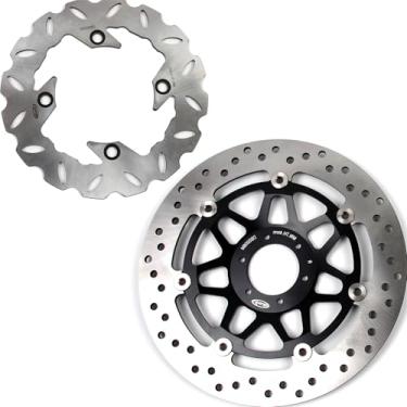 Imagem de Discos de freio dianteiros e traseiros flutuantes para Honda CB250F Hornet 250 1997-2018, acessórios de substituição de motocicleta pretos