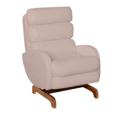 Imagem de Poltrona De Amamentação Ninho Materno e Puff Quadrado - Bebê Completo,