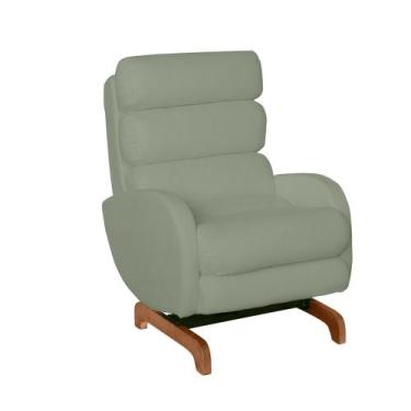 Imagem de Poltrona De Amamentação Ninho Materno e Puff Quadrado - Bebê Completo,