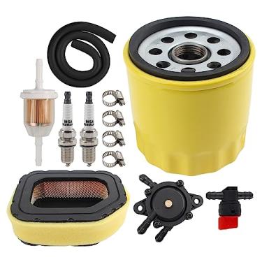 Imagem de Carbhub Filtro de óleo 12-050-01 com filtro de ar 32-083-03 para cortador de grama com motor Kohler SV725 SV730 SV735 SV740 SV810 SV820 SV830 SV840 20-27HP para Toro 74372 74373 74375 Trator de