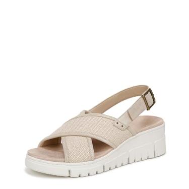 Imagem de Vionic Sandália feminina Uptown Sonoma, Lona bege, 7 Wide