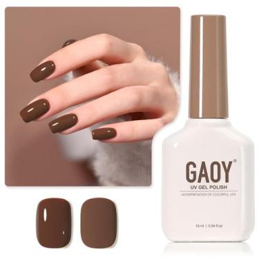 Imagem de Verniz em Gel GAOY Brown 16ml - Soak Off UV/LED