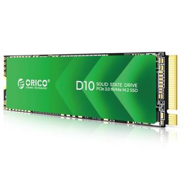Imagem de ORICO SSD M.2 NVMe de 2 TB, SSD PCIe Gen3x4 2280 - até 3600 MB/s, unidade de estado sólido interna com TLC NAND Flash, compatível com laptop desktop Raspberry Pi 5 - D10