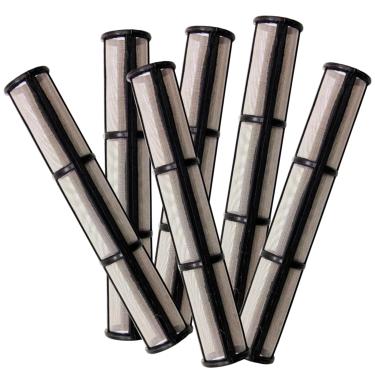 Imagem de TALSWIF (6Pk) 244067 244-067 60 Filtros De Coletor Verticais Longos De Malha Easy Out Para Pulverizador De Tinta Sem Ar Graco Gmax Ii 5900, 7900, Ultra Max Ii 695, 795, 1095, 3900