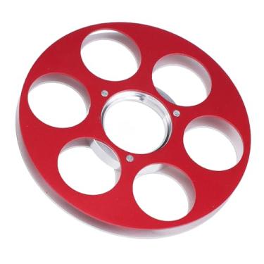 Imagem de Characão de Pega Vazio para Enrolar um Pequeno Hub, 6 Buracos Bobina de Fita Vazia Baluge (Vermelho)