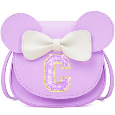 Imagem de OYLOLA 3, 4, 5, 6, 7, 8 anos, presente de aniversário para meninas, bolsa infantil para meninas, presentes para meninas, Roxa