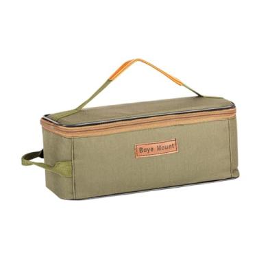 Imagem de Dynwave Campo de panelas de bolsa de armazenamento utilidade utilidade de desgaste de talheres resistentes à tabela de talhas de tabela de talheres para, Verde Escuro