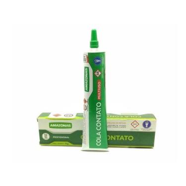 Imagem de Adesivo de contato(cola formica) 75 gr bisnaga amazonas - COMERCIAL MA