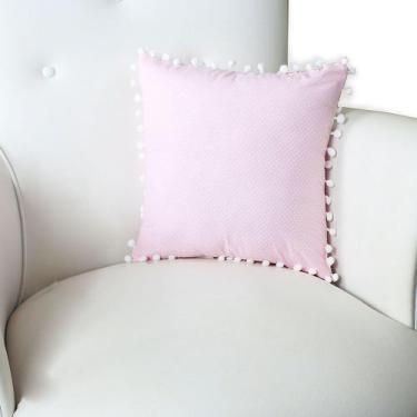 Imagem de Almofada Decorativa com Refil - NoBrand, Ursa Realeza Poá