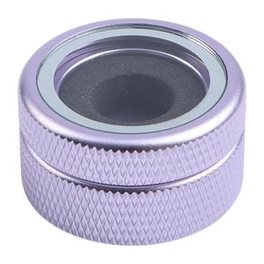 Imagem de UGPLM Caixa de armazenamento de ponta da piscina Caixa de snooker dicas Caixa de armazenamento fácil de usar sugestão portátil de bilhar portador de caixa