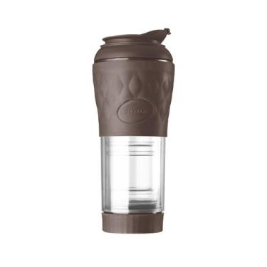 Imagem de Cafeteira Portátil Manual 350ml - Pressca, Marrom