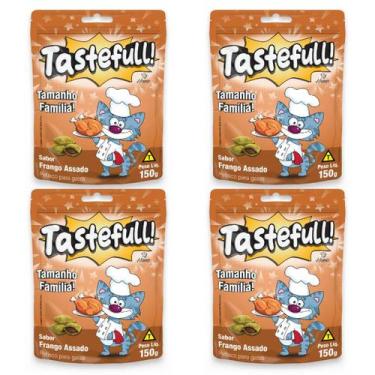 Imagem de Hana Tastefull Para Gatos Sabor Frango 150g Kit 4 Un