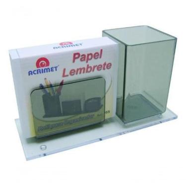 Imagem de Porta Lapis E Lembrete Papel Bco Acrimet 948 Fume