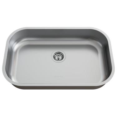 Imagem de Cuba para Pia de Cozinha em Aço Inox N2 56x35x11cm com Válvula GhelPlus Inox