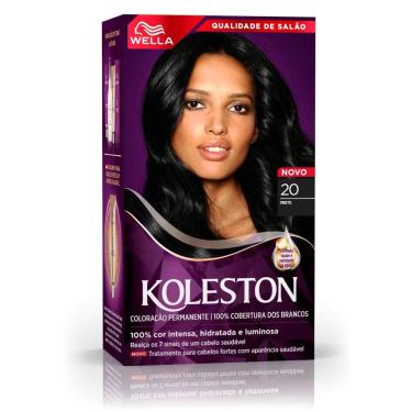 Imagem de Tinta de Cabelo Koleston Preto 20