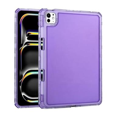 Imagem de Dteck Capa transparente para iPad 11ª/10ª geração de 27.9 cm/27.7 cm (2025/2022) com compartimento de carregamento para lápis, película protetora de tela/caneta incluída, capa protetora traseira