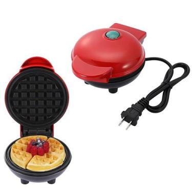 Imagem de Mini Máquina De Waffle Grill Panqueca Elétrica Prática - HYLLIS, 110V