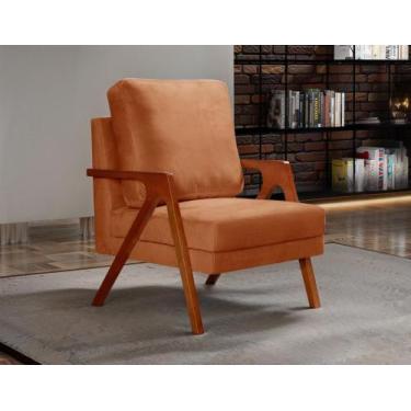 Imagem de Poltrona Kiara Decorativa Moderna Confortável Recepção Sala de Estar  