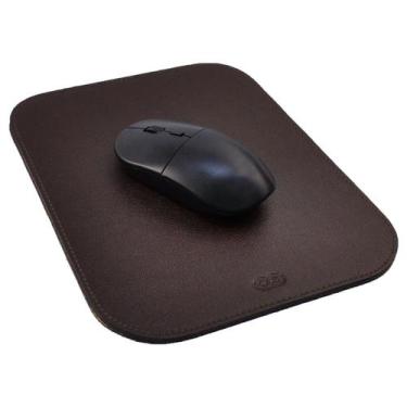 Imagem de Mouse Pad MARKE em Couro Galvani, Marrom Café