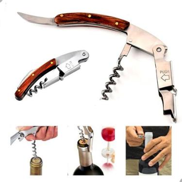 Imagem de Saca-rolhas Abridor De Vinho Manual Profissional - FRATELLI