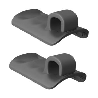 Imagem de kowaku Ginout Grip Workout Grip Hand Protection, Planejada de levantamento de peso leve, Anti Slip, para treinamento de academia Pulpe o levantamento de peso, Cinza 2 Pcs