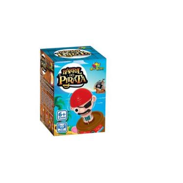 Imagem de Jogo Brinquedo Infantil Mini Barril Pula Pirata Diversão - Art Brink