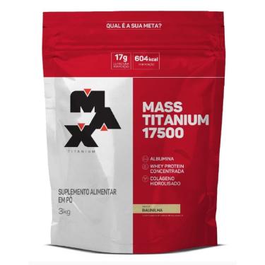 Imagem de Mass Titanium 17500 3kg Baunilha Max Titanium