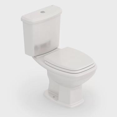 Imagem de Kit Vaso Sanitário com Caixa Acoplada e Assento Soft Close Fit Plus Celite