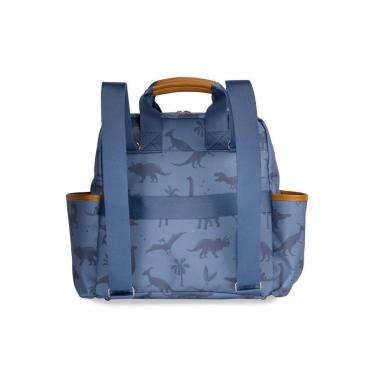 Imagem de Mochila de Maternidade Vintage MasterBag Dinossauro Azul-Masculino