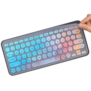 Imagem de Capa de teclado mubuy-gol para teclado Logitech K380 Pebble