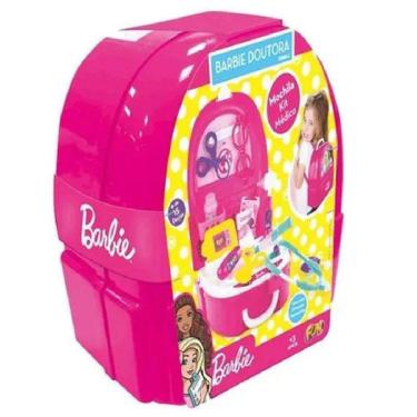 Imagem de Barbie Doutora Medica Mochila Com Acessórios F00629 - Fun