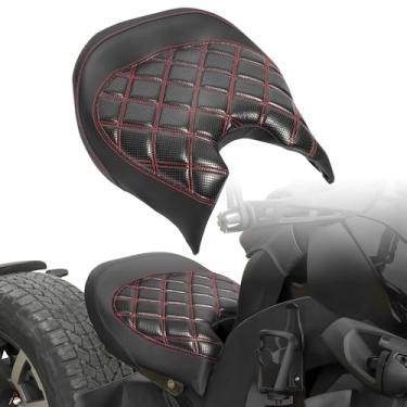 Imagem de Proyoureye Assento Do Motorista Para Can-Am Ryker 600 900 / Edição Rally (2019-2025), Sport (2022-2025), Largo E Confortável O Piloto, Preto, Substituição Nº 219401254 (Corda Vermelha)