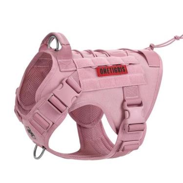 Imagem de Colete de arnês para cães OneTigris Tactical No-Pull Pink para cães