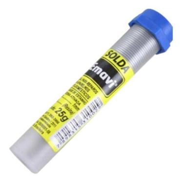 Imagem de Tubo Estanho Para Solda Azul 1mm Emavi - 25g