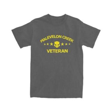 Imagem de Camiseta Vintage Helldivers 2 Malevelon Creek Veteran Party - Unissex,