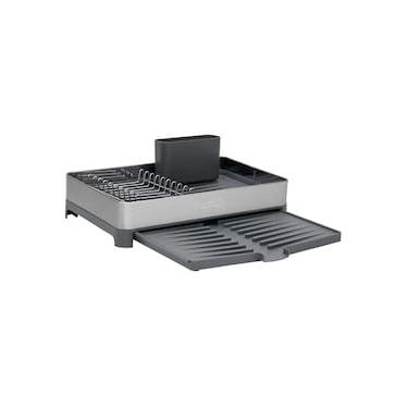 Imagem de Escorredor de Louça Tramontina Plurale em Aço Inox com Bandeja e Porta-Talheres