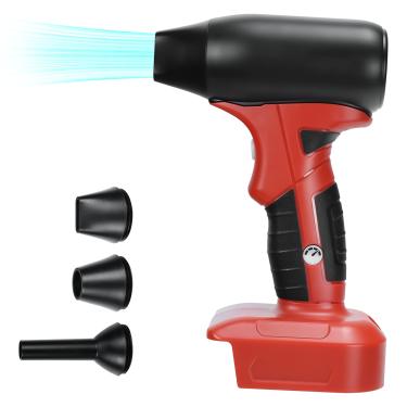 Imagem de Mini soprador Jet Dry compatível com bateria de íon de lítio Milwaukee de 18 V, espanador de ar elétrico de 130.000 RPM, controle de velocidade do vento de 4 velocidades, ventilador portátil sem fio