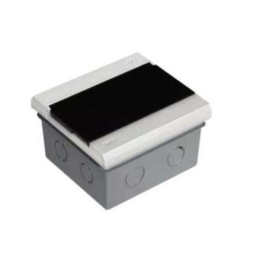 Imagem de Quadro Distribuição Embutir 3/4 Disjuntores Cinza - Biki