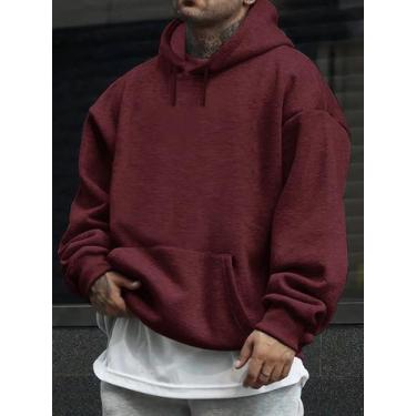 Imagem de Moletom Basico Liso Casual Masculino Blusa De Inverno Promo - Qualidad