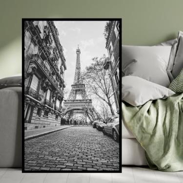 Imagem de QUADRO DECORATIVO TORRE EIFFEL 21X30 PRETO E BRANCO
