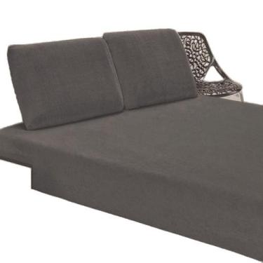 Imagem de Jogo Lençol Casal Em Manta Plush 3 Peças Chumbo 100% - Casa Show Enxov