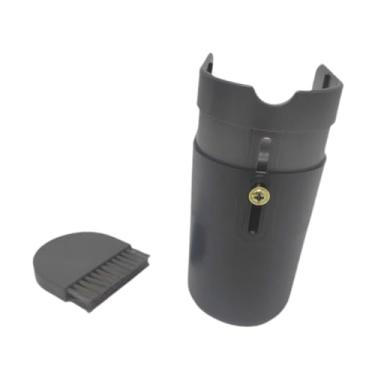 Imagem de YWJLQH Desktop mini -mesa lixo lata de lixo de mesa com tampa de vassoura leve lixeira de lixo simples para sala de estar penteadeira