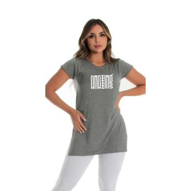 Imagem de Blusa Feminina Vest legging Mescla Amazing - Sallada Mista, Cinza, M, 