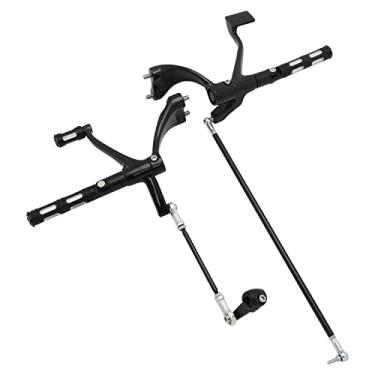 Imagem de FENGREN Kit Completo De Controles Dianteiros Para Motocicleta, Pinos, Alavancas E Articulações Harley Sportster Xl 883 1200 Forty Eight Xl883 Xl1200 2004-2013 (Preto, Estilo C Sportster)
