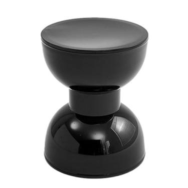 Imagem de FLCPJGV Vaso de flores decorativo, centro de mesa, vaso minimalista em formato de coração para entrada, estante, Black S